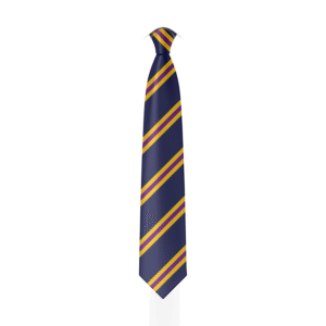 Digital mockup of the Calbec house tie for Claverham Community College.