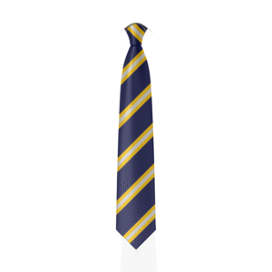 Digital mockup of the Oakwood house tie for Claverham Community College.