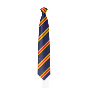 Digital mockup of the Senlac house tie for Claverham Community College.