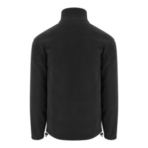 Rear view of the Pro Fleece by RTX in black.