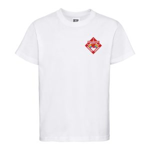Frontal view of the Hollington Primary School PE T-Shirt