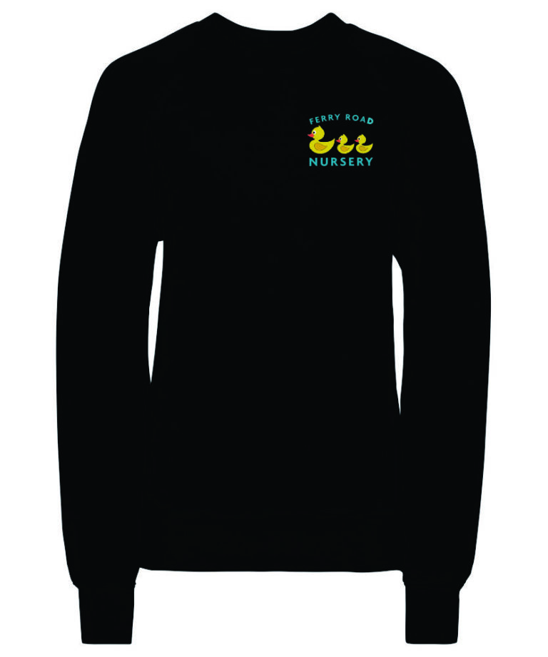 Ferry Road Nursery Black Sweatshirt