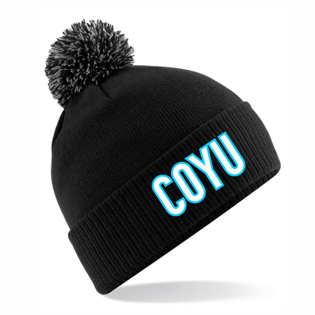 HASTINGS UNITED FC - "COYU" BOBBLE HAT - Available in 9 colours - Image 6