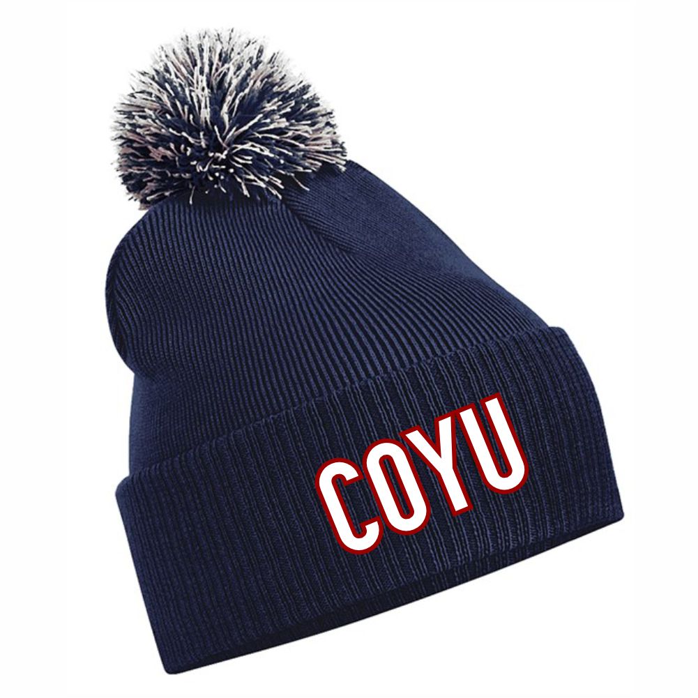 HASTINGS UNITED FC - "COYU" BOBBLE HAT - Available in 9 colours - Image 3