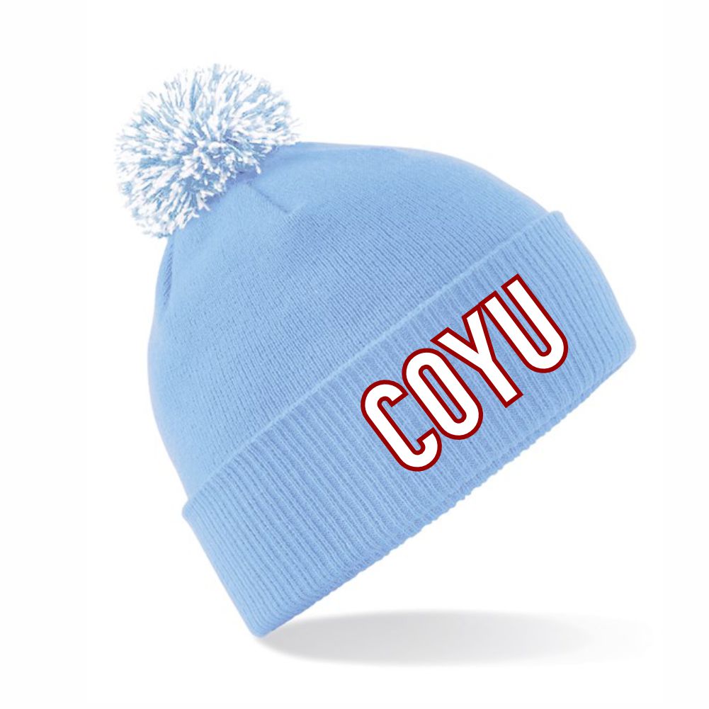 HASTINGS UNITED FC - "COYU" BOBBLE HAT - Available in 9 colours - Image 8