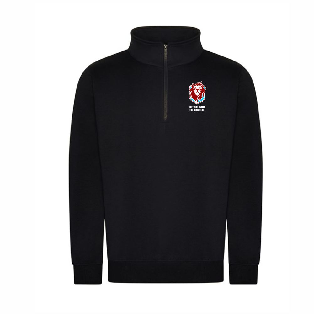 HASTINGS UNITED FC - CLUB 1/4 ZIP SWEATSHIRT - Available in 3 colours - Image 2