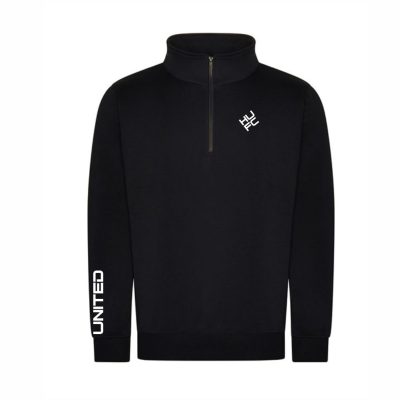 HASTINGS UNITED FC - "DIAMOND" HUFC 1/4 ZIP SWEATSHIRT - Available in 3 colours