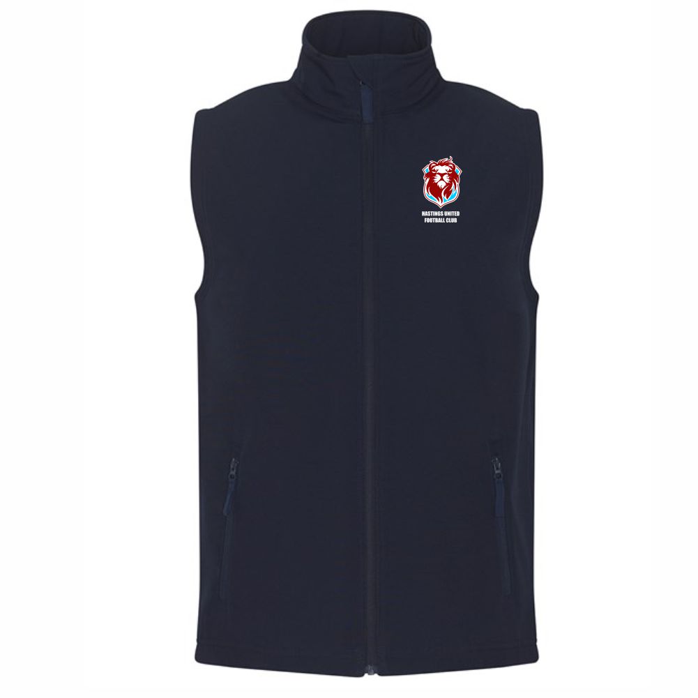HASTINGS UNITED FC - CLUB PRO SOFTSHELL GILLET - Available in 3 colours - Image 2