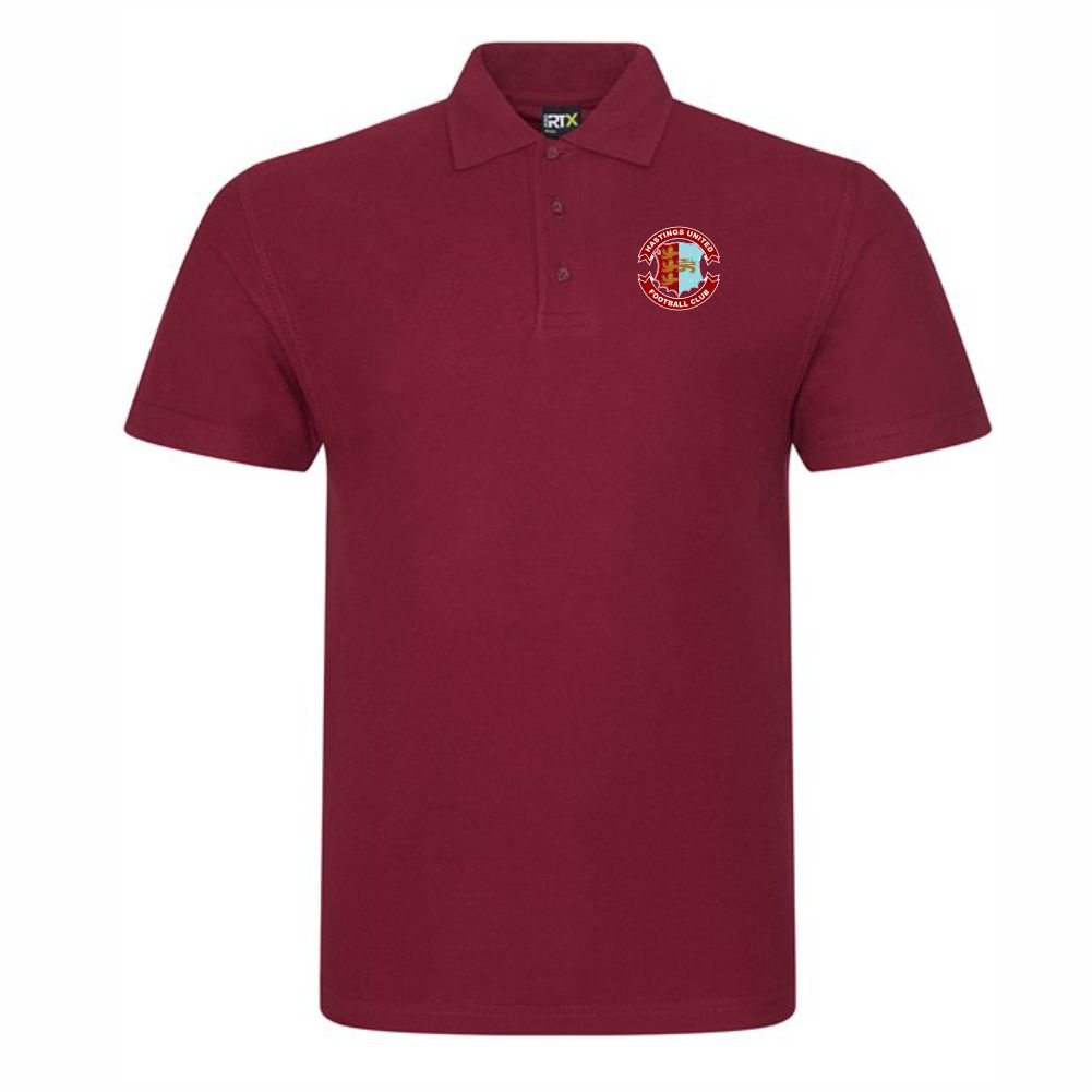 HASTINGS UNITED FC - RETRO POLO SHIRT - available in 7 colours - Image 3