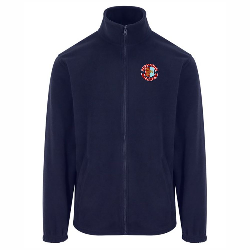 HASTINGS UNITED FC - RETRO FULL ZIP FLEECE - Available in 3 colours