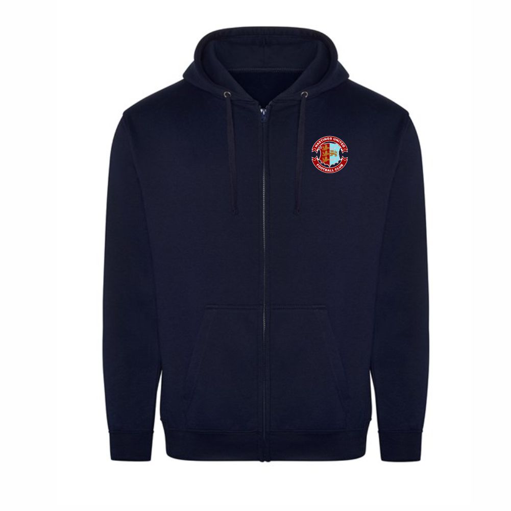 HASTINGS UNITED FC - RETRO FULL ZIP HOODY - Available in 3 colours - Image 2