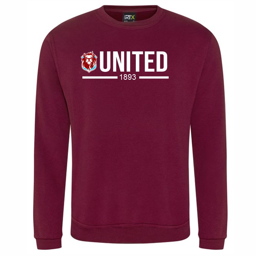 HASTINGS UNITED FC -"UNITED" HUFC SWEATSHIRT - Available in 7 colours - Image 7