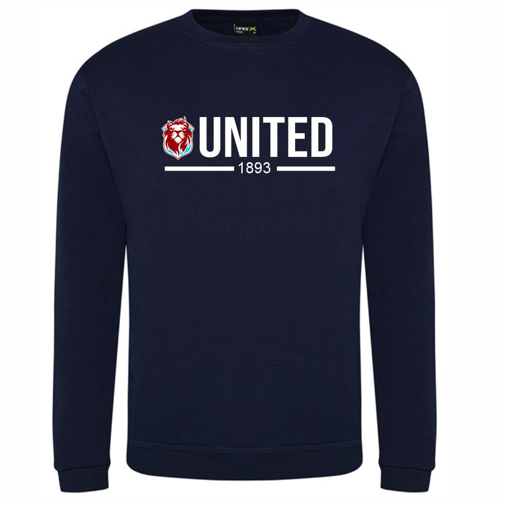 HASTINGS UNITED FC -"UNITED" HUFC SWEATSHIRT - Available in 7 colours - Image 4