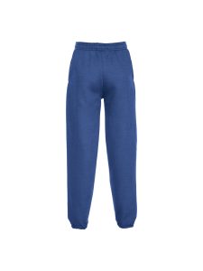Rear view of kids' royal-blue joggers