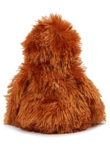 Rear view of the personalised "Ollie" orangutan