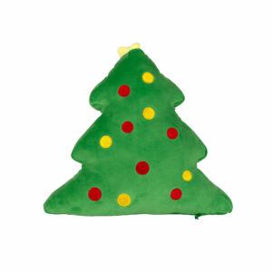 Rear view of the Christmas tree Squidgy.