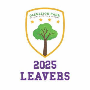 The Glenleigh Park emblem with purple text below that reads "2025 LEAVERS" split across 2 lines.