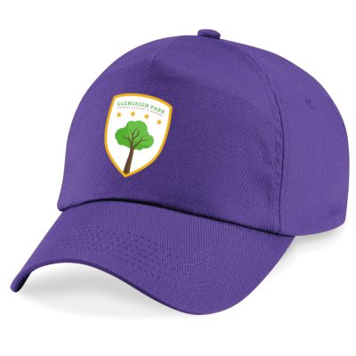 Frontal view of the Glenleigh Park Primary Academy summer cap.