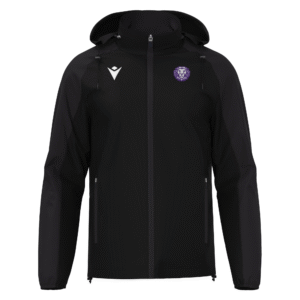 Frontal view of the St Leonards Academy Elbrus Rain Jacket.