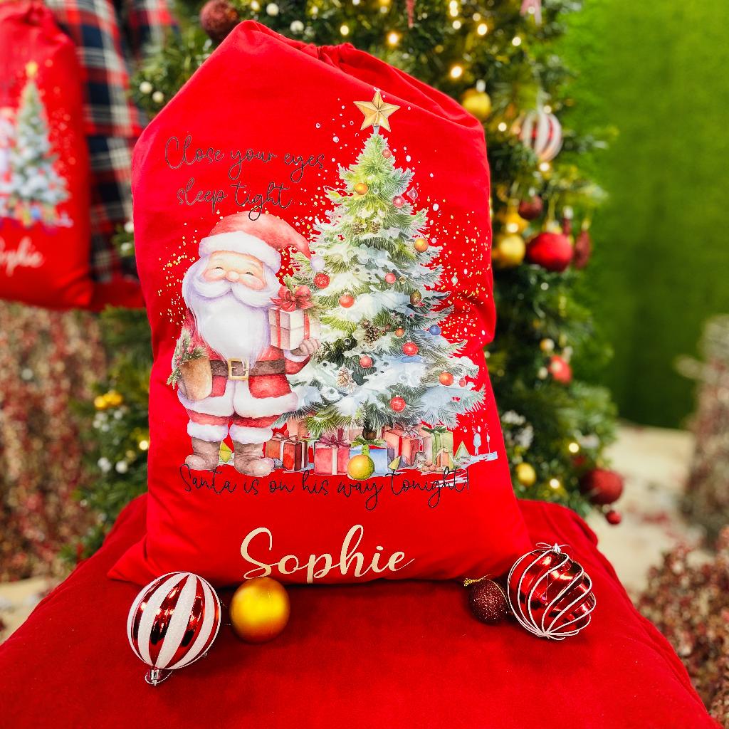 Personalised Santa Christmas Sack