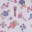 White and yellow mice wearing ballarina outfits amongst pink and lilac stars, heart-shaped balloons, and ballarina shows all againts a plae lilac background.